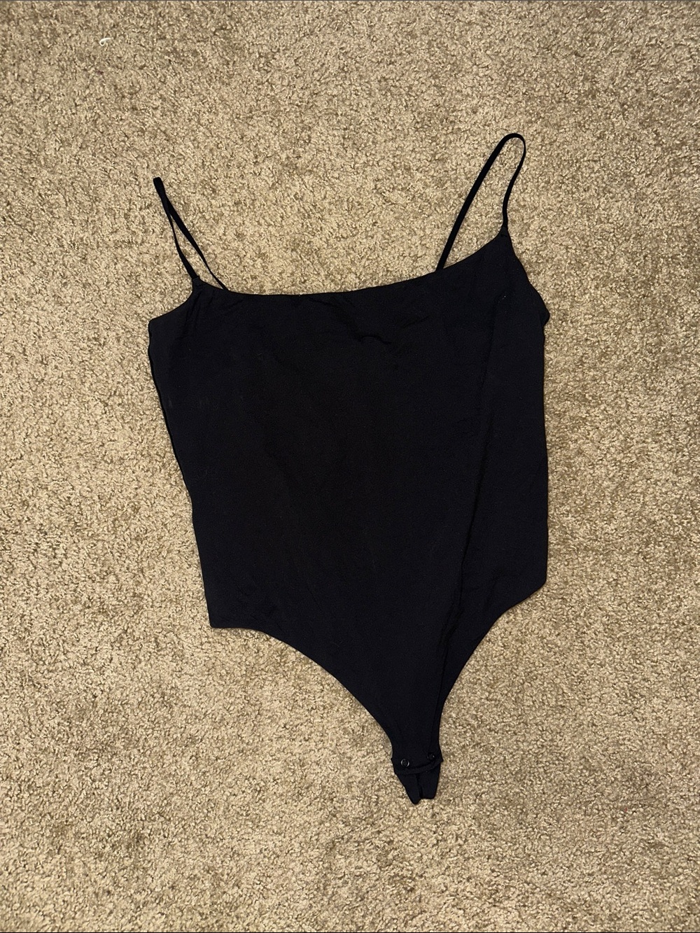 SKIMS Black Cami Bodysuit Size XL